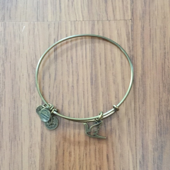 Alex and Ani Jewelry - Alex & Ani gold dove bangle